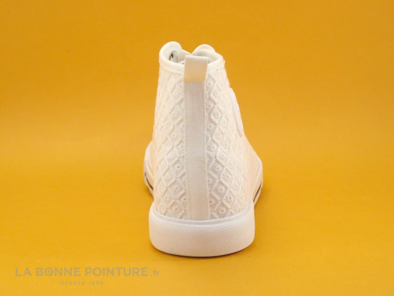 Tropeziennes MOLOKAI Blanc Broderie - 42551 - Basket Montante 6 Tropeziennes MOLOKAI Blanc Broderie - 42551 - Basket Montante – Image 4