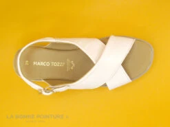 Marco Tozzi Premio 2-28354-28 White - Sandale Blanche Compensee -Chaussures Séries Magasin cd24607c73b9e66c561f35ea11d5d5ef img 0259.jpg 171908