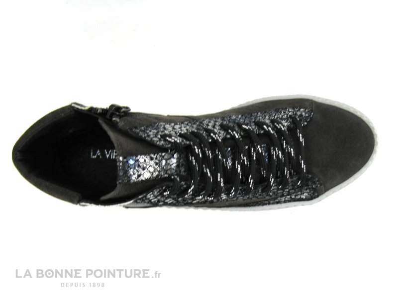 La Vie Est Belle FUSAIN - Gris Souris - Basket Montante Femme 8 La Vie Est Belle FUSAIN - Gris Souris - Basket Montante Femme – Image 6