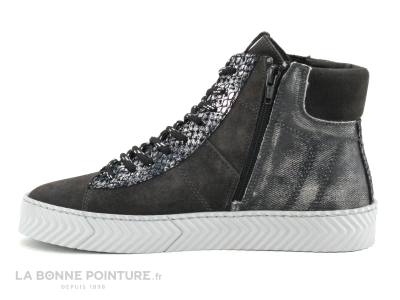 La Vie Est Belle FUSAIN - Gris Souris - Basket Montante Femme 5 La Vie Est Belle FUSAIN - Gris Souris - Basket Montante Femme – Image 3