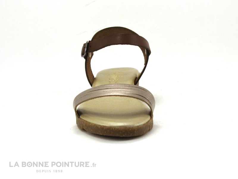 Valerias 6112 - Nu-pieds Or - Marron 4 Valerias 6112 - Nu-pieds Or - Marron – Image 2