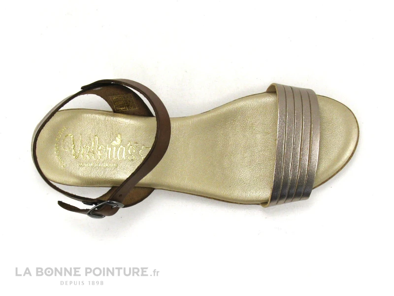 Valerias 6112 - Nu-pieds Or - Marron 8 Valerias 6112 - Nu-pieds Or - Marron – Image 6