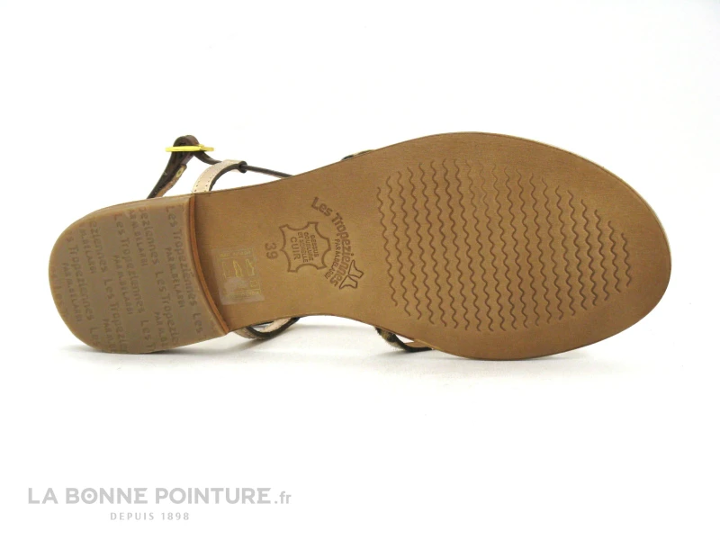 Tropeziennes MONACO Tan Leopard - Plagette Tong Femme 9 Tropeziennes MONACO Tan Leopard - Plagette Tong Femme – Image 7