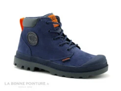 Palladium HI CUFF 21H77122 - Mood Indigo - Bottillon Bleu Marine Enfant