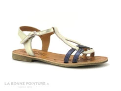 Bellamy TILOU Or Marine - Sandale Cuir Fille -Chaussures Séries Magasin cd24607c73b9e66c561f35ea11d5d5ef img 1450.jpg 148002