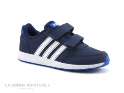 Adidas VS Switch 2 EG5139 Bleu Marine - Bleu - Basket Velcro