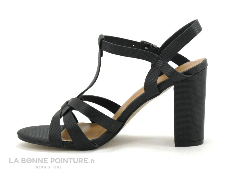 The Divine Factory HG3918 - Noir Quadrille - Sandale Talon Haut 4 The Divine Factory HG3918 - Noir Quadrille - Sandale Talon Haut – Image 2