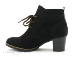 Marco Tozzi 2-25107-27 Black - Bottine Noire Talon - Lacet Marron -Chaussures Séries Magasin cd24607c73b9e66c561f35ea11d5d5ef img 1940.jpg 162306