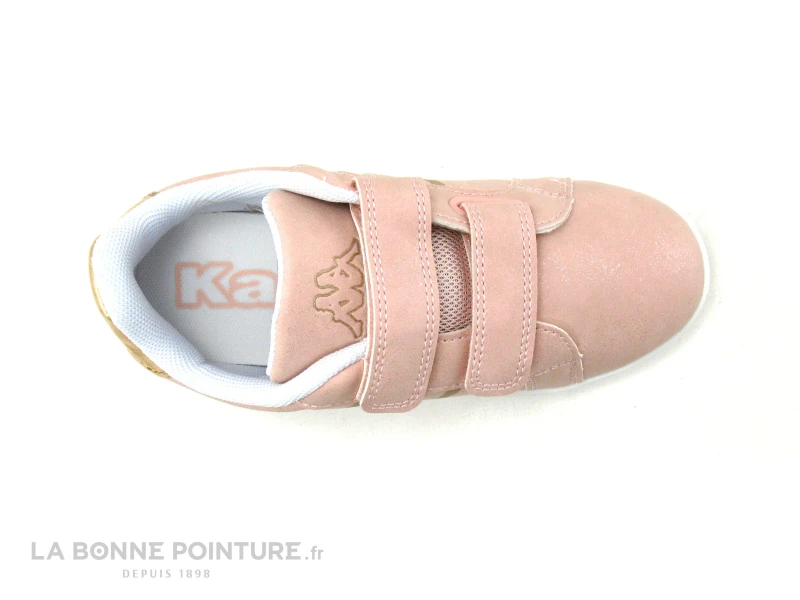 Kappa LOGO ALPHA - Pink Metallic 311CFW - Basket Fille Rose - Velcros 6 Kappa LOGO ALPHA - Pink Metallic 311CFW - Basket Fille Rose - Velcros – Image 4