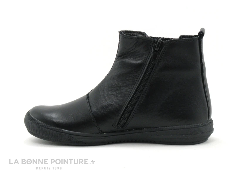 Bopy SAMALO Noir - Etoile Leopard - Bottine Mode Fille 5 Bopy SAMALO Noir - Etoile Leopard - Bottine Mode Fille – Image 3