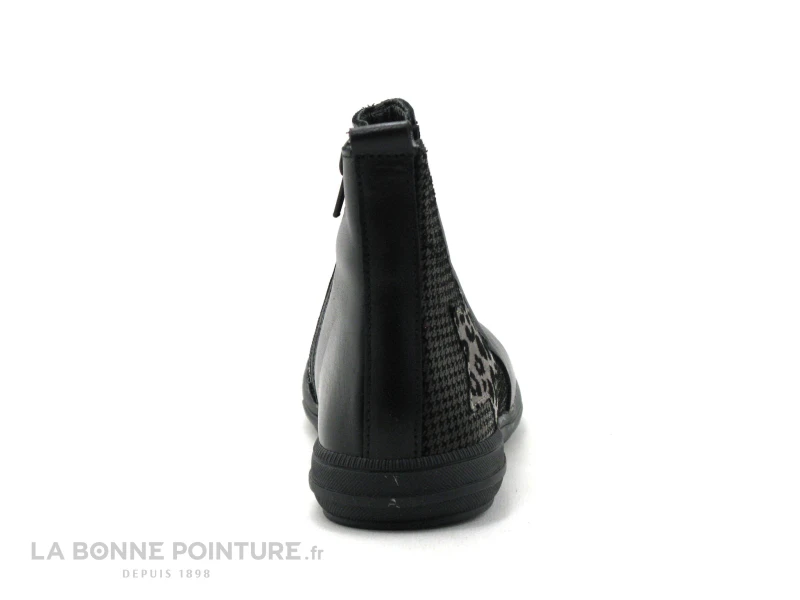 Bopy SAMALO Noir - Etoile Leopard - Bottine Mode Fille 6 Bopy SAMALO Noir - Etoile Leopard - Bottine Mode Fille – Image 4