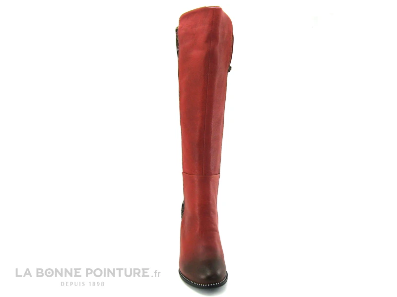 Laura Vita ALCBANEO 229G Rouge - Noir - Botte Talon Haut 4 Laura Vita ALCBANEO 229G Rouge - Noir - Botte Talon Haut – Image 2