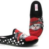 Ouf TINDIA - Noir - Rouge - Madame Chat Chapeau Rouge - Pantoufle Mule
