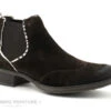 La Vie Est Belle - CACTUS Ebene - Boots Chelsea Femme Marron Fonce