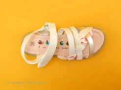 A 1 2 C 4 SOLEN-T Blanc Rose - Sandale Velcro -Chaussures Séries Magasin cd24607c73b9e66c561f35ea11d5d5ef img 3211.jpg 103201