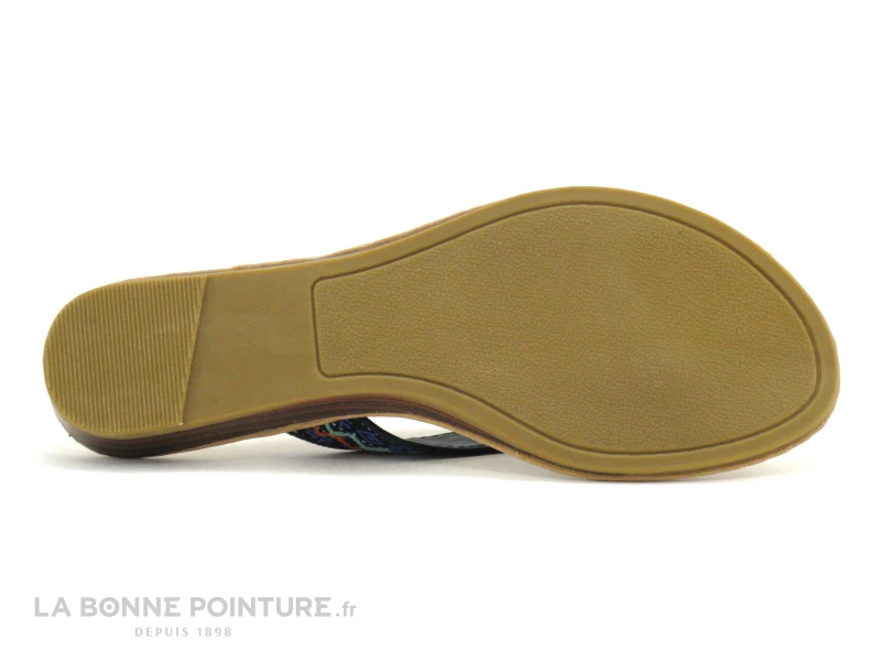 Metty KLORA Noir - Ethnic - Broderies - Tong Femme 6 Metty KLORA Noir - Ethnic - Broderies - Tong Femme – Image 4