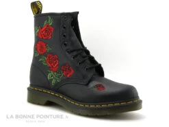 Dr. Martens Dr Martens 1460 VONDA Black 24722001 - Bottine Noire - Roses Rouges -Chaussures Séries Magasin cd24607c73b9e66c561f35ea11d5d5ef img 3729.jpg 151726
