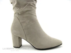 Marco Tozzi 2-25519-27 - Velours Beige Taupe - Botte Talon Haut -Chaussures Séries Magasin cd24607c73b9e66c561f35ea11d5d5ef img 3864.jpg 164604