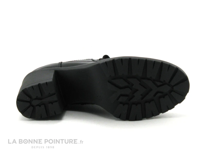 Marco Tozzi 2-25204-27 - Bottine Noire A Lacet Avec Talon Haut Epais 9 Marco Tozzi 2-25204-27 - Bottine Noire A Lacet Avec Talon Haut Epais – Image 7