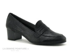 Produits populaires 21 Folies MAHO Noir Lezard - Escarpin Petit Talon