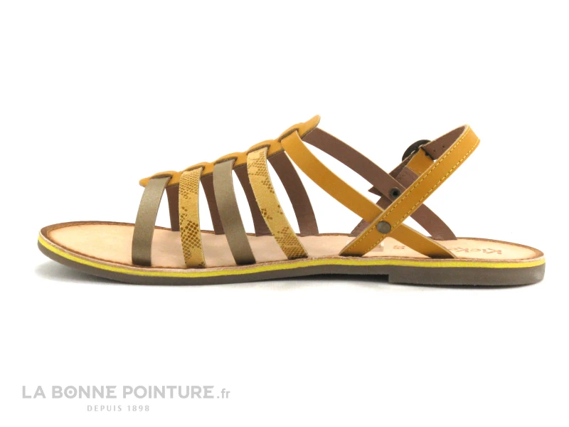 Kickers DIXON Jaune Serpent - 695571-30-73 - Sandale 5 Kickers DIXON Jaune Serpent - 695571-30-73 - Sandale – Image 3