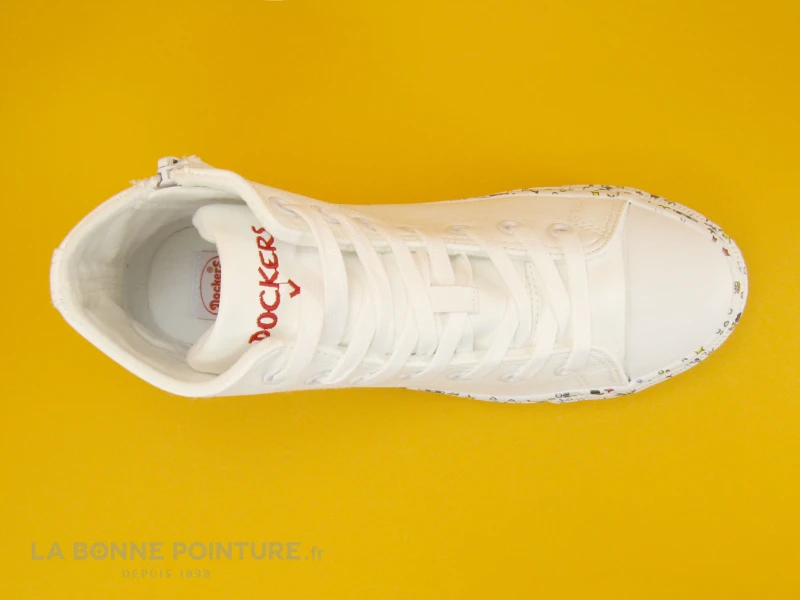 Dockers Gensheimer Peace And Love - 36UR911-610 - BLANC - Basket Montante 8 Dockers Gensheimer Peace And Love - 36UR911-610 - BLANC - Basket Montante – Image 6