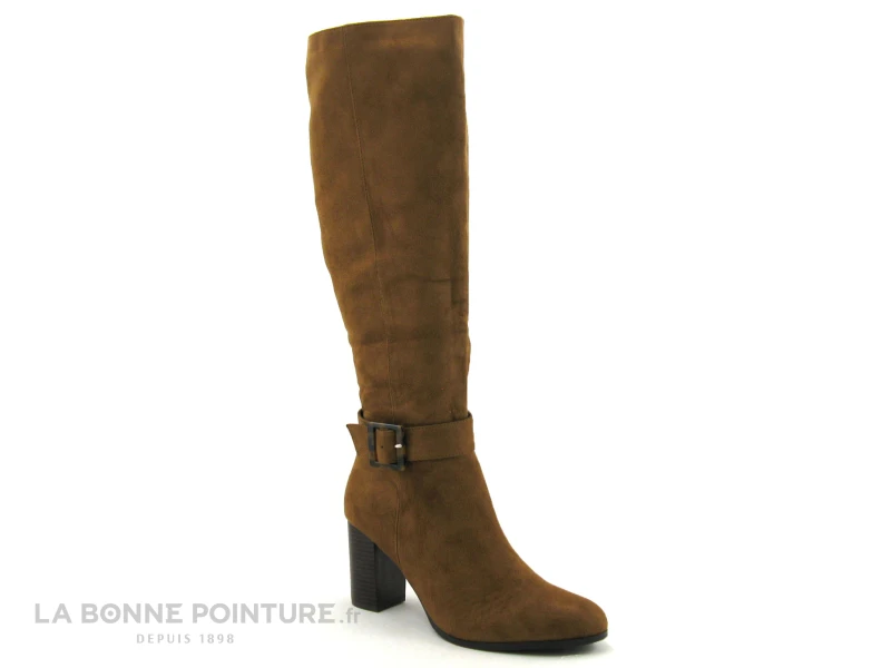 The Divine Factory QL4550 Camel - Botte Marron Talon Haut 3 The Divine Factory QL4550 Camel - Botte Marron Talon Haut