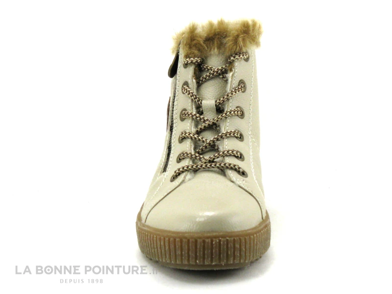 Remonte R7980-80 Creme - Muscat - Basket Montante Femme 4 Remonte R7980-80 Creme - Muscat - Basket Montante Femme – Image 2