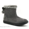 3 Pommes ALIB Gris - Bottine Fille Grise - Col Fourrure Et Pompons -Chaussures Séries Magasin cd24607c73b9e66c561f35ea11d5d5ef img 4790.jpg 165598