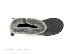 3 Pommes ALIB Gris - Bottine Fille Grise - Col Fourrure Et Pompons -Chaussures Séries Magasin cd24607c73b9e66c561f35ea11d5d5ef img 4795.jpg 165602