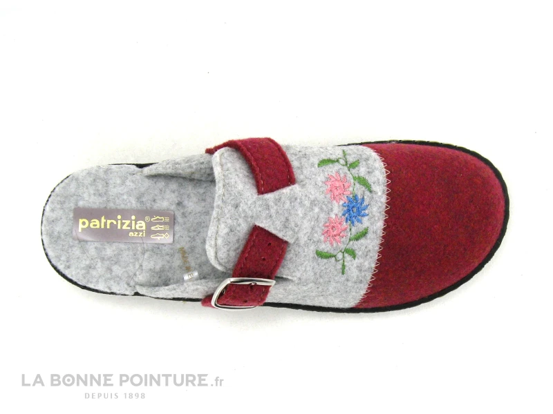 Patrizia Azzi Recycle - PATOI - Gris - Bordeaux - Pantoufle Mule Femme 6 Patrizia Azzi Recycle - PATOI - Gris - Bordeaux - Pantoufle Mule Femme – Image 4