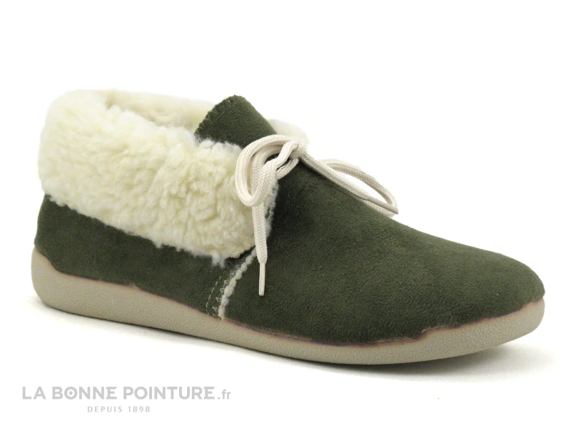 CM Confort Altymar 10139 - 55375000 - Kaki - Chausson Fourre Femme 3 CM Confort Altymar 10139 - 55375000 - Kaki - Chausson Fourre Femme