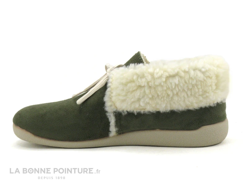 CM Confort Altymar 10139 - 55375000 - Kaki - Chausson Fourre Femme 4 CM Confort Altymar 10139 - 55375000 - Kaki - Chausson Fourre Femme – Image 2