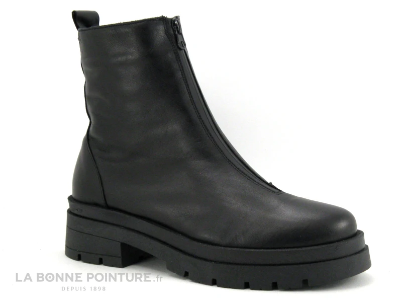 Morans VILMA Noir - Boots Femme Noire - Zip Dessus - Semelle Plateforme 3 Morans VILMA Noir - Boots Femme Noire - Zip Dessus - Semelle Plateforme