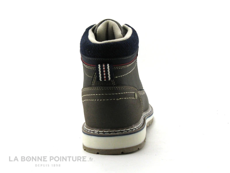 Streeter HOLOU Marron Fonce - Haut Marine - Boots Homme 6 Streeter HOLOU Marron Fonce - Haut Marine - Boots Homme – Image 4