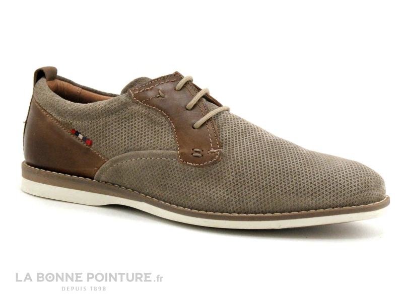 Point D Orgues - ADECOLO Beige - Derby Homme Velours Beige 3 Point D Orgues - ADECOLO Beige - Derby Homme Velours Beige