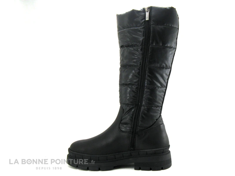 Tamaris -26629-29 Black Shiny - Botte Noire - Semelle Epaisse 5 Tamaris -26629-29 Black Shiny - Botte Noire - Semelle Epaisse – Image 3