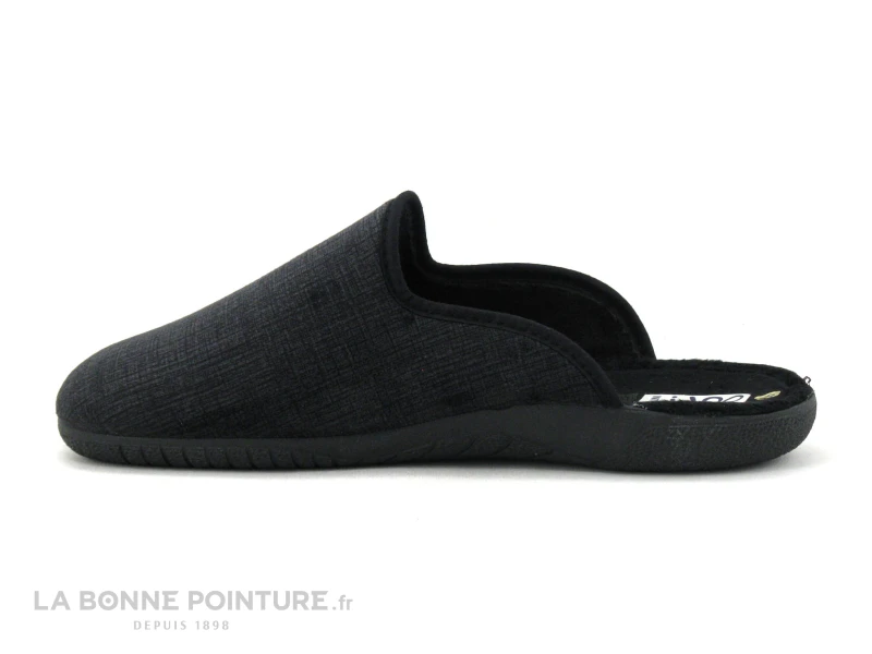 Ouf Initial Avesto Noir - Pantoufles Homme 4 Ouf Initial Avesto Noir - Pantoufles Homme – Image 2