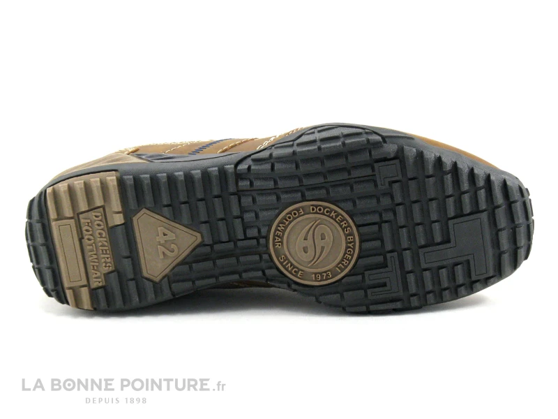 Dockers 44BN010 650 470 Cognac - Basket Homme Marron Clair 9 Dockers 44BN010 650 470 Cognac - Basket Homme Marron Clair – Image 7