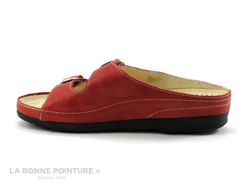 Pedi Girl WELL DB Rouge Mule Femme Ajustable 5 Pedi Girl WELL DB Rouge Mule Femme Ajustable – Image 3
