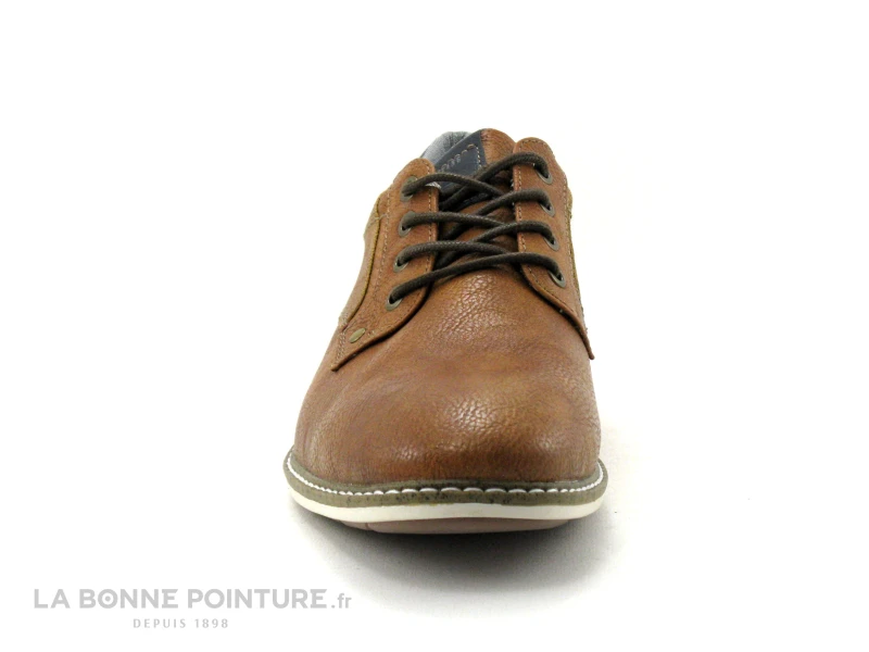 Mustang 4150-311-307 Cognac - Chaussure Homme Marron Clair 4 Mustang 4150-311-307 Cognac - Chaussure Homme Marron Clair – Image 2