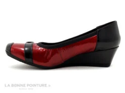 INEA FANA - Escarpin Rouge Verni - Noir - Talon Compense -Chaussures Séries Magasin cd24607c73b9e66c561f35ea11d5d5ef img 6419.jpg 124907
