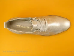 Tamaris 1-23204-20 Light Gold - Derby Femme Metallise 14 Tamaris 1-23204-20 Light Gold - Derby Femme Metallise -Chaussures Séries Magasin cd24607c73b9e66c561f35ea11d5d5ef img 6457.jpg 181700