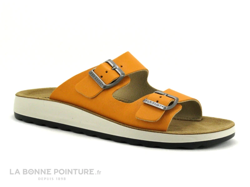 Fly Flot FREIN Orange - Mule Anatomique Femme - Brides Reglables 3 Fly Flot FREIN Orange - Mule Anatomique Femme - Brides Reglables