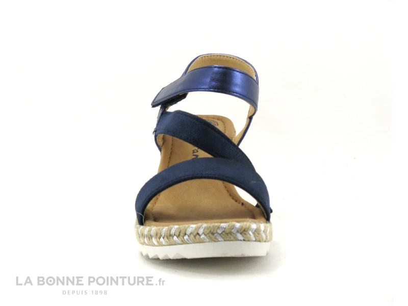 Morans TICTAQUE 28554 Bleu Marine - Sandale Compensee 4 Morans TICTAQUE 28554 Bleu Marine - Sandale Compensee – Image 2