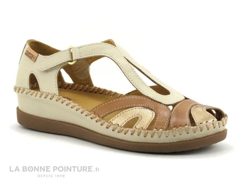 Pikolinos CADAQUES W8K-1569C4 807 Marfil - Nu-pieds Femme Beige 3 Pikolinos CADAQUES W8K-1569C4 807 Marfil - Nu-pieds Femme Beige