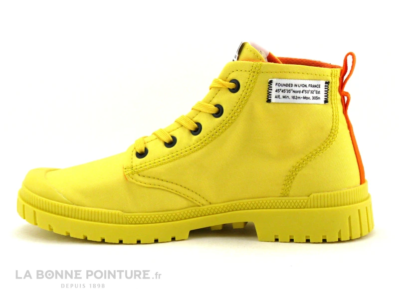 Palladium OVERLAB - Super Lemon - 77371 - Basket Montante Jaune 5 Palladium OVERLAB - Super Lemon - 77371 - Basket Montante Jaune – Image 3