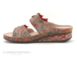 Laura Vita JACDISO 06 Rouge - Brides Avec Fleurs - Mule Femme -Chaussures Séries Magasin cd24607c73b9e66c561f35ea11d5d5ef img 7231.jpg 168346