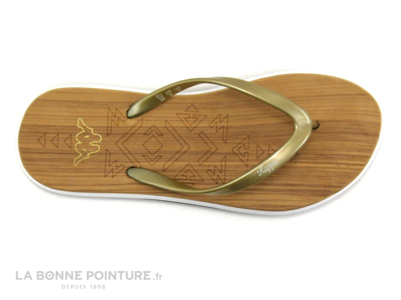 Kappa MOONY 304NC50 933 Beige Brown Gold - Tong Femme 4 Kappa MOONY 304NC50 933 Beige Brown Gold - Tong Femme – Image 2