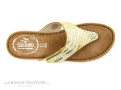 Fly Flot FIBBY - Jaune Blanc Argent - Tong Reglable Femme -Chaussures Séries Magasin cd24607c73b9e66c561f35ea11d5d5ef img 7609.jpg 156545